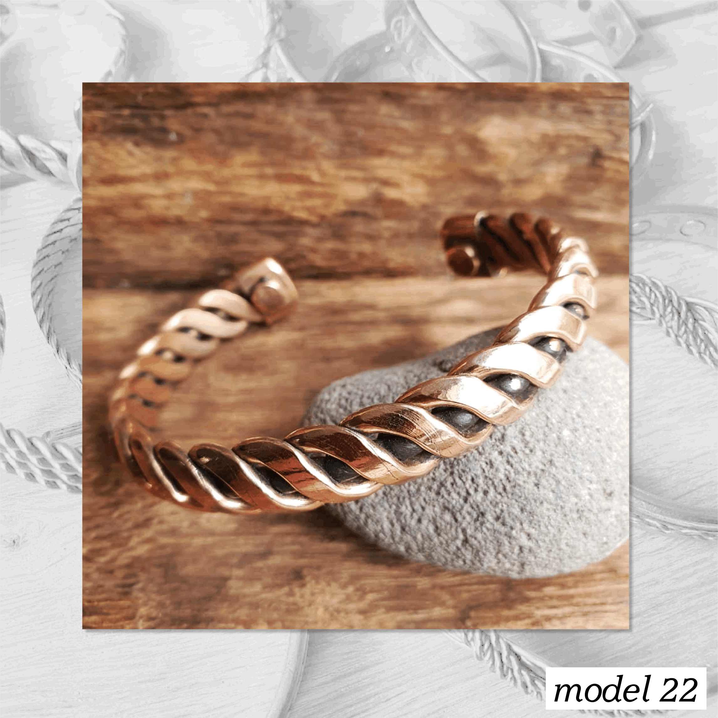 Pure copper magnet bracelets - Image 22