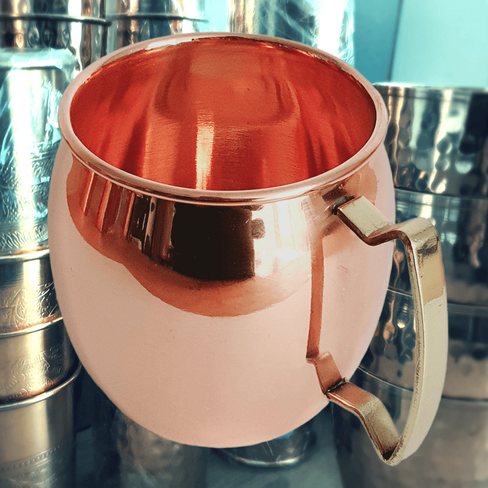 Pure copper cups and mugs for healthy vital water - Image 4