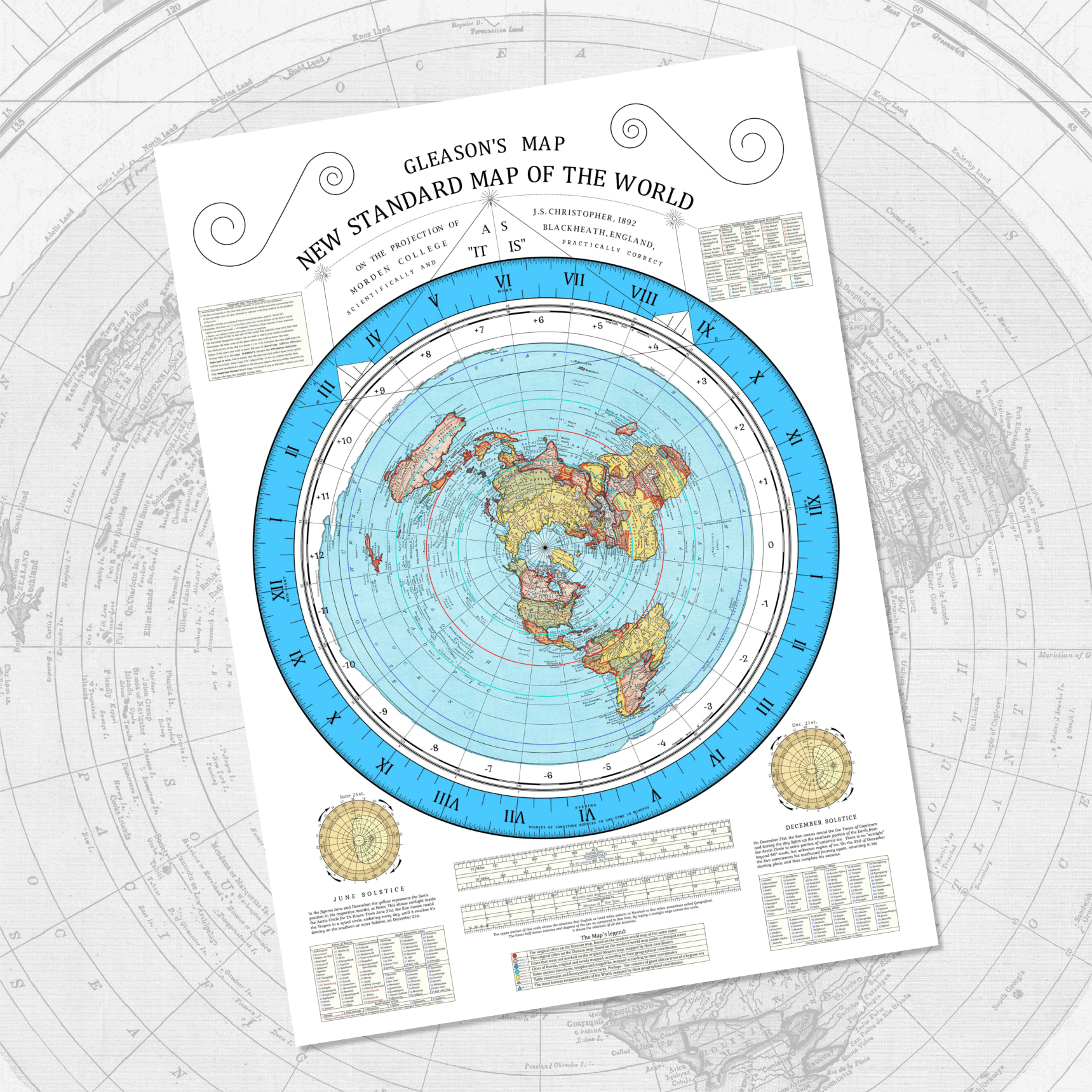 Unique maps and posters, printed on premium paper