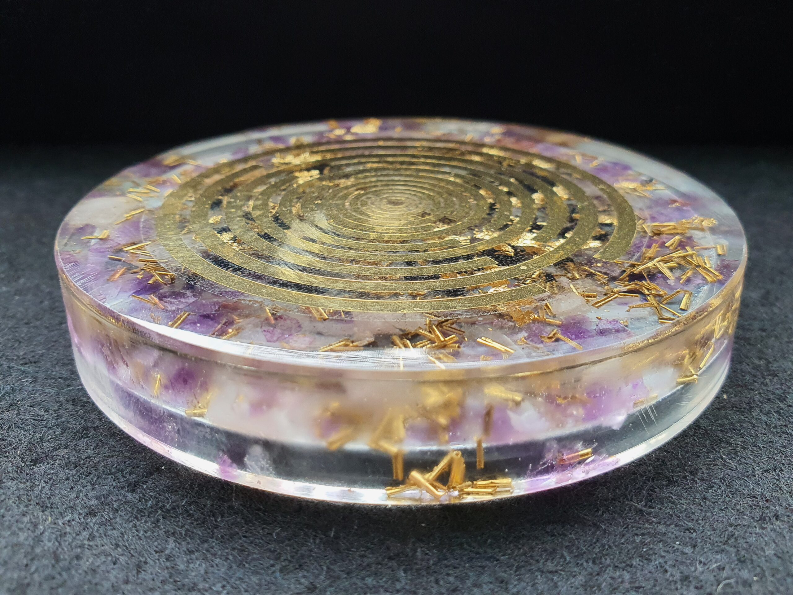 Unique handmade orgone plates for home energizing & food and water vitalization - Image 4