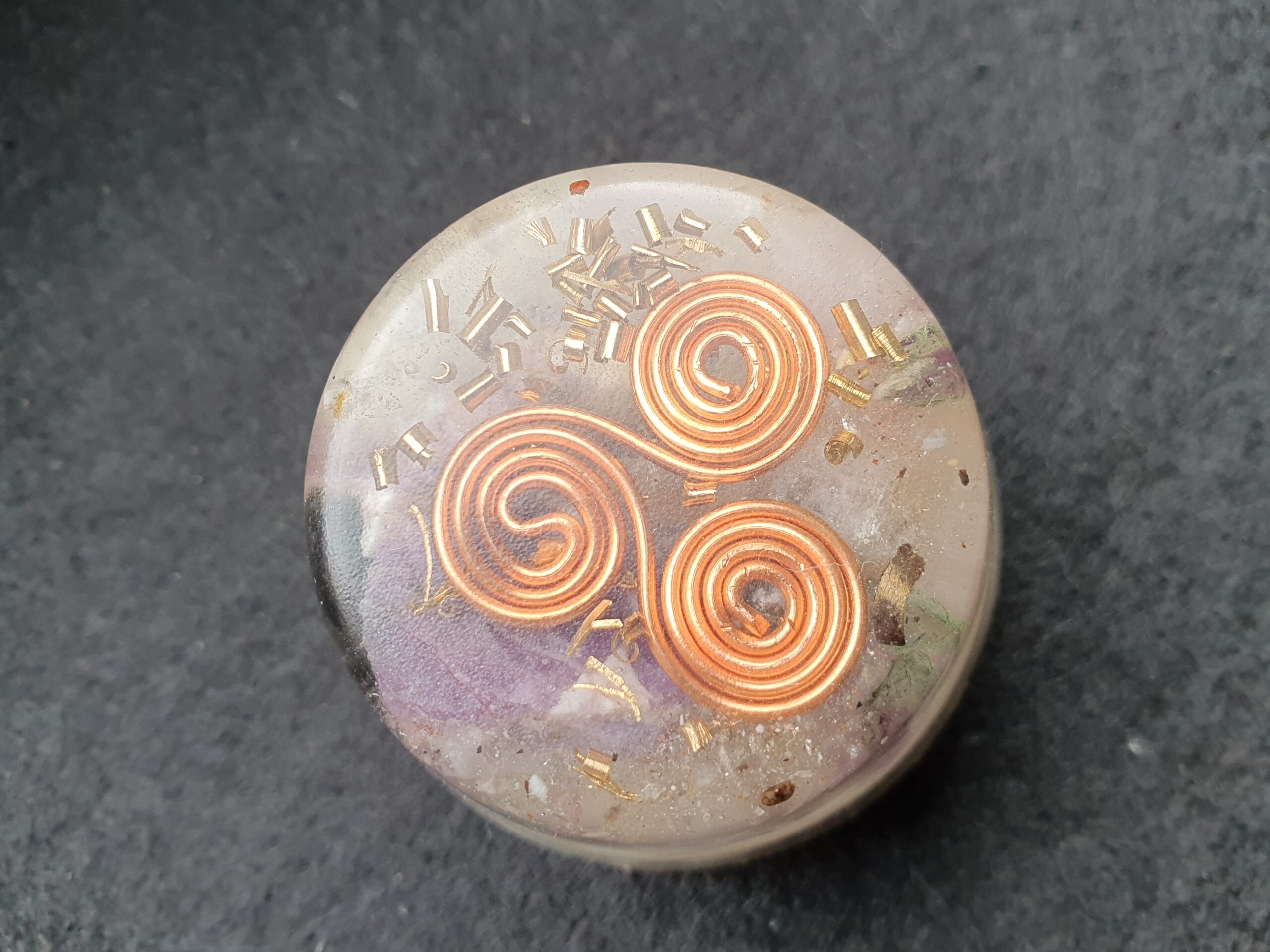 Unique handmade orgone plates for home energizing & food and water vitalization - Image 13