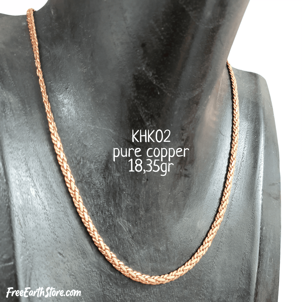 puur koperen ketting