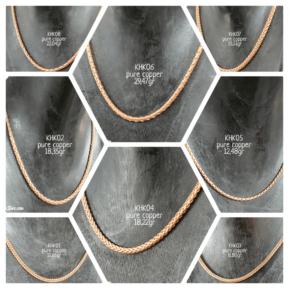 pure copper necklace